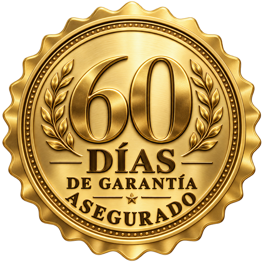 Suma hasta 60 Días de Garantía